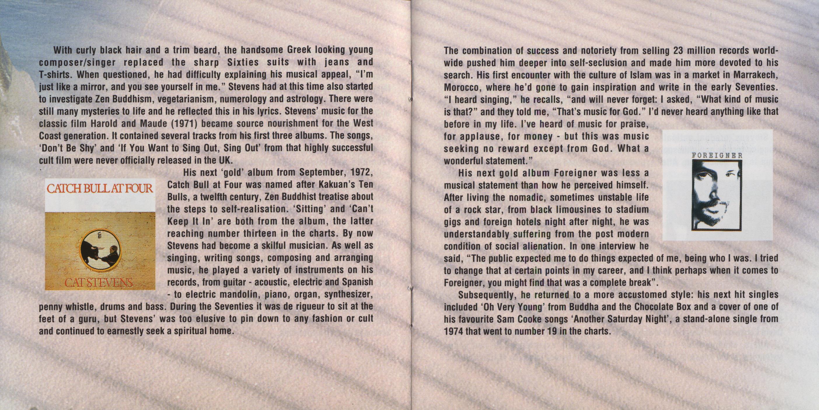 Cat Stevens  Remember; The Ultimate Collection : Booklet 4